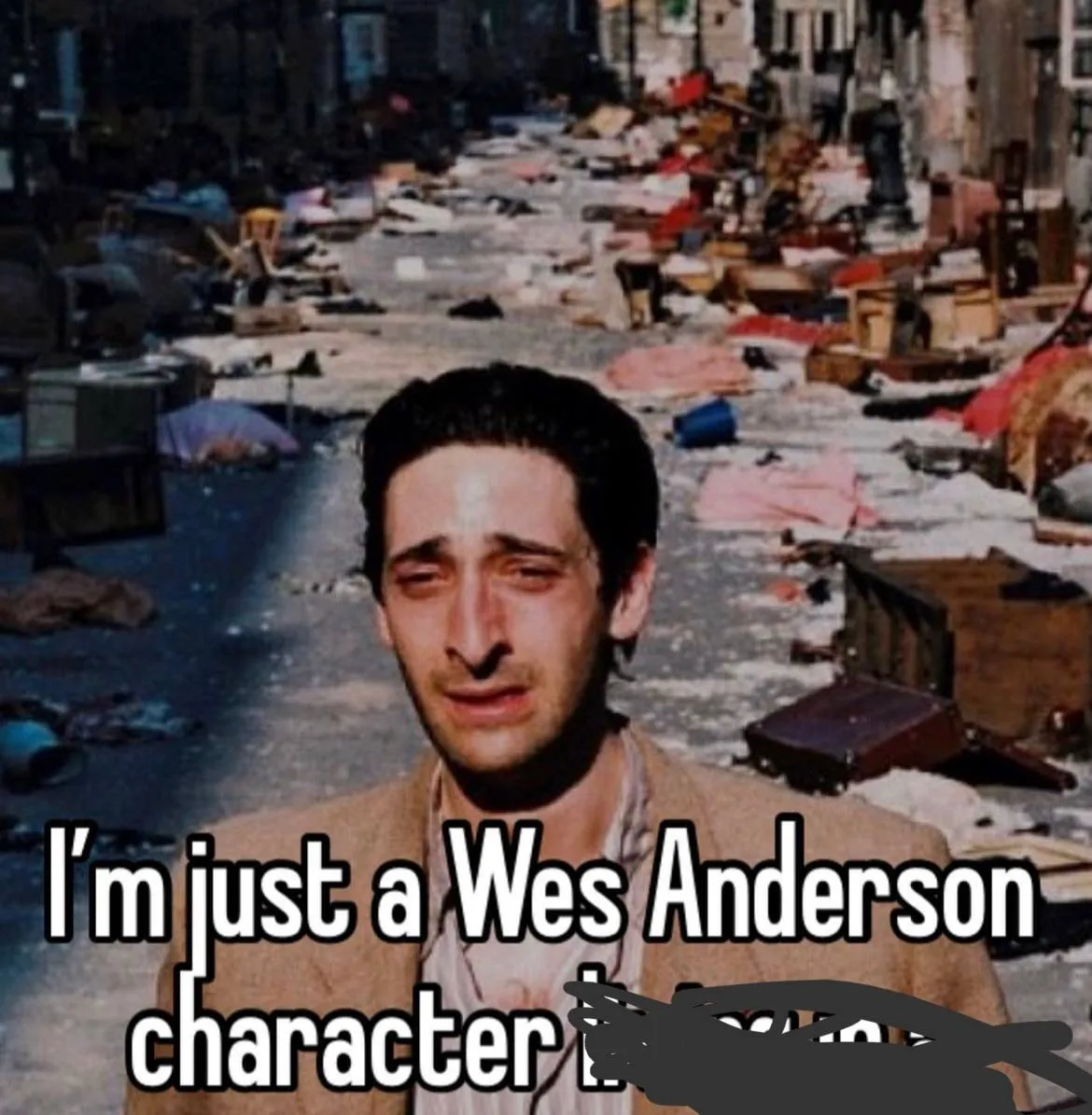 im just a wes anderson character